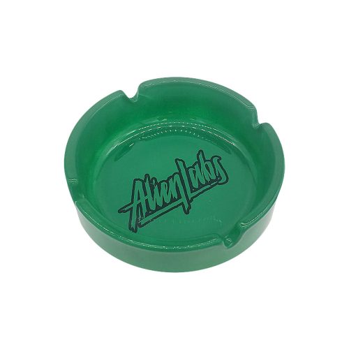 alien labs glass ashtray green