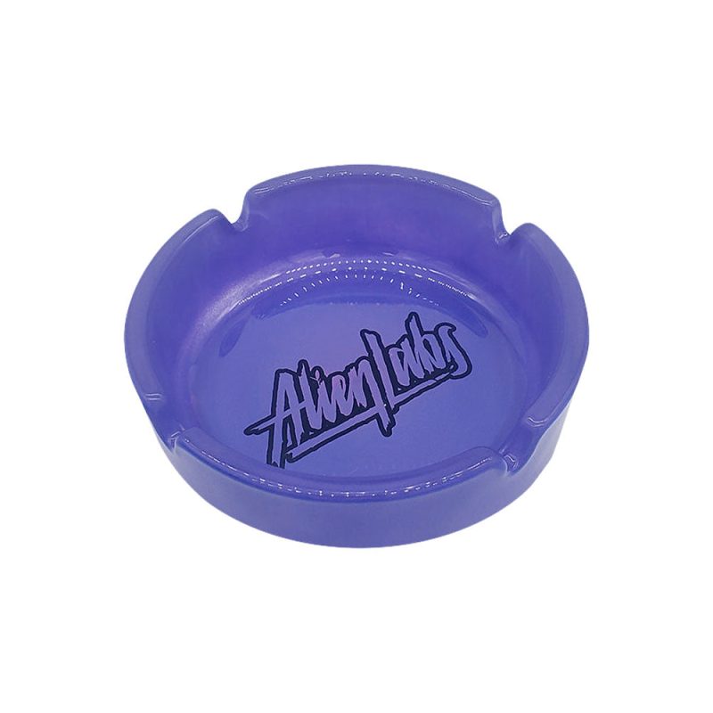 Alien Labs Glass Ashtray Purple