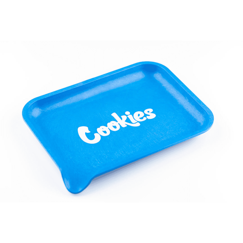 cookies santa cruz shredder biodegradable hemp rolling tray blue small