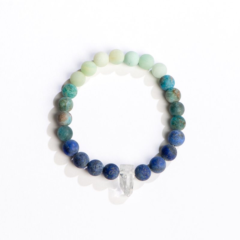 shoppe geo energy balance reflect gemstone bracelet