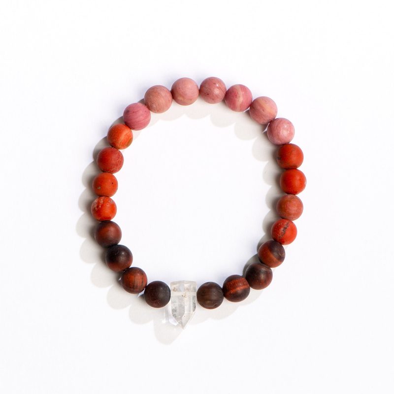 shoppe geo energy love clarity gemstone bracelet