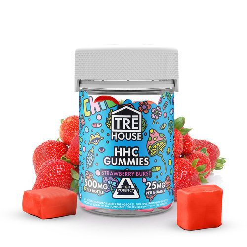 trehouse hhc gummies strawberry burst 500mg